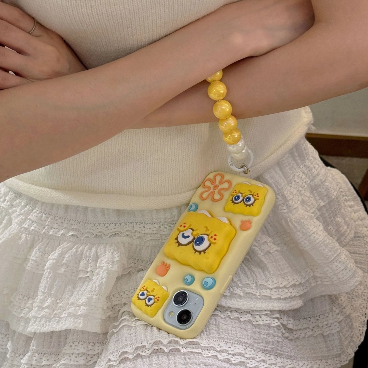 SpongeBob Squarepants Cute 3D Shockproof iPhone Case