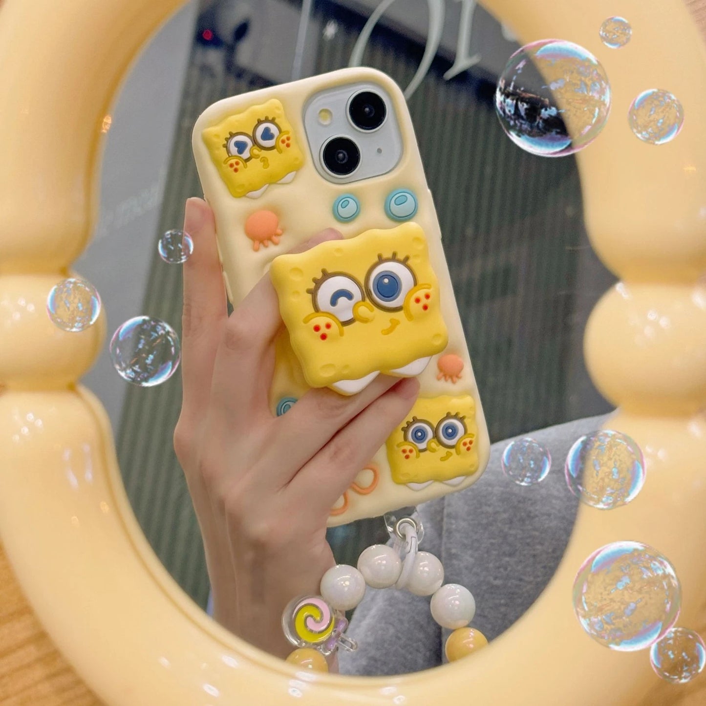 SpongeBob Squarepants Cute 3D Shockproof iPhone Case