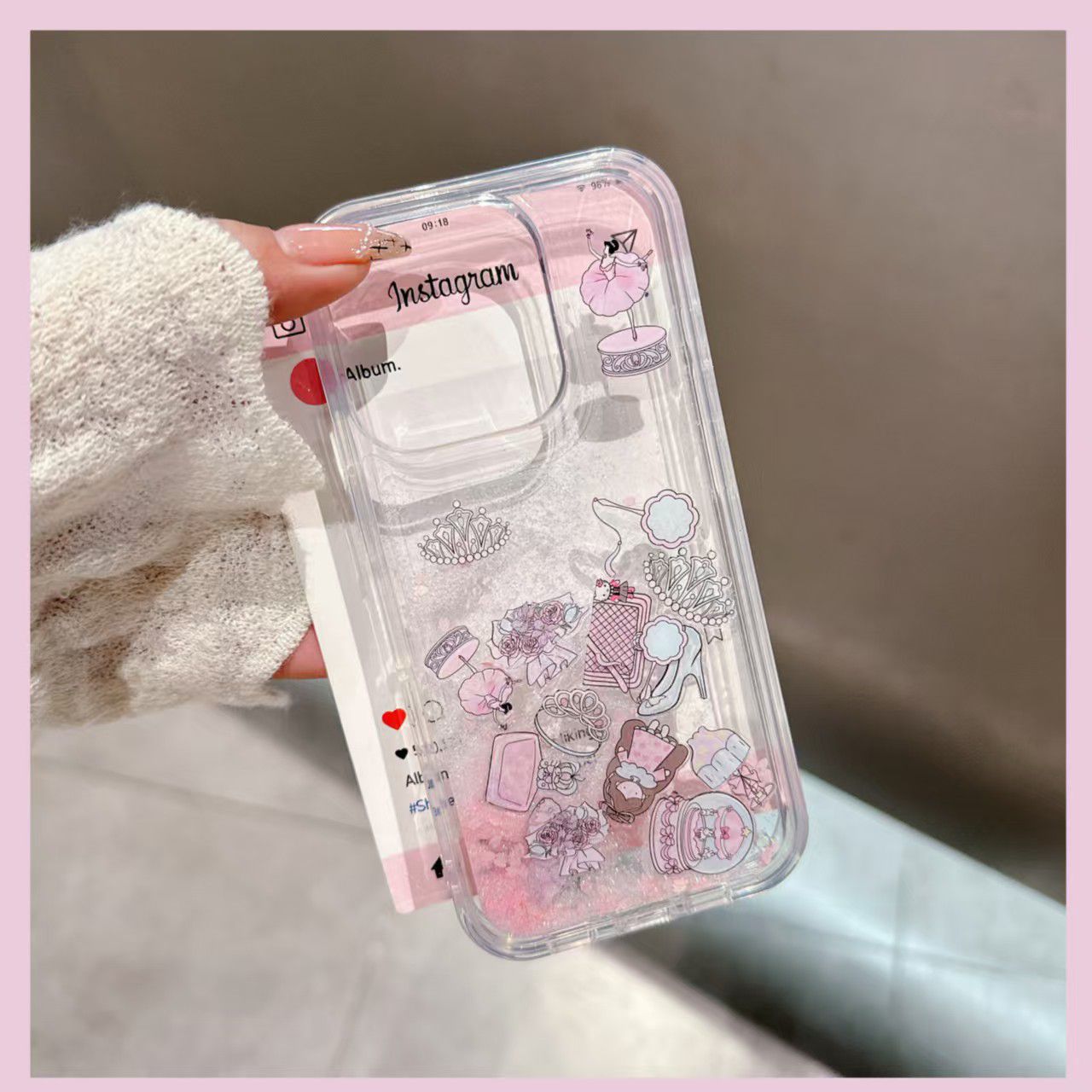 Iphone Fancy Liquid  phone case