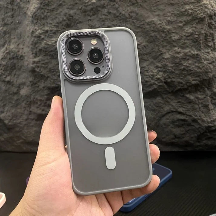 Semi Transparent Matte Frosted Case with Magsafe