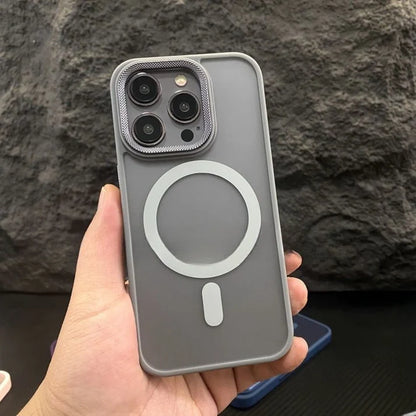 Semi Transparent Matte Frosted Case with Magsafe