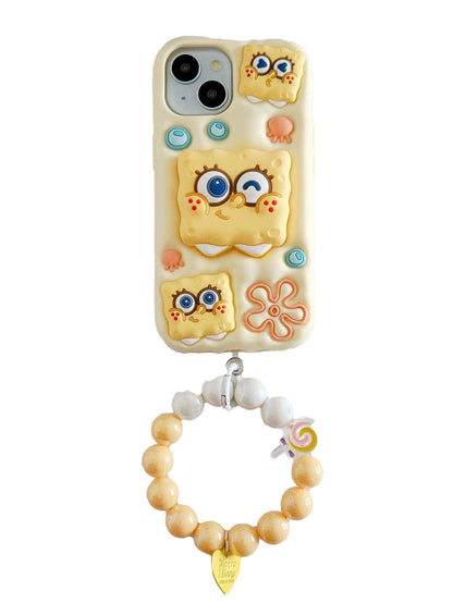 SpongeBob Squarepants Cute 3D Shockproof iPhone Case