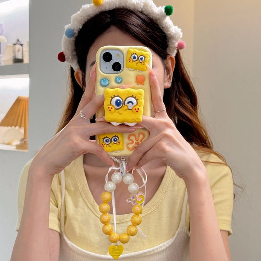 SpongeBob Squarepants Cute 3D Shockproof iPhone Case