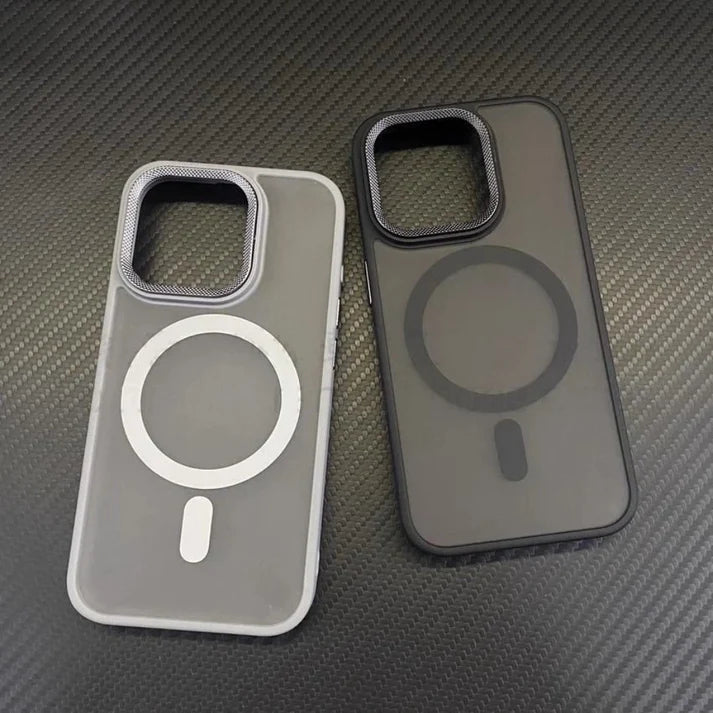 Semi Transparent Matte Frosted Case with Magsafe