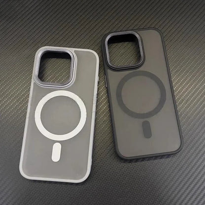 Semi Transparent Matte Frosted Case with Magsafe