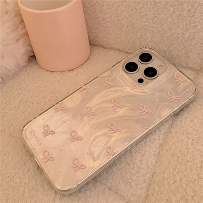 TPU Case Bow Pattern Mobile Iphone Cover